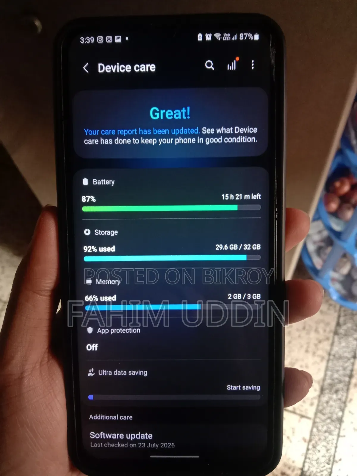 Samsung Galaxy A20 32 GB Gray