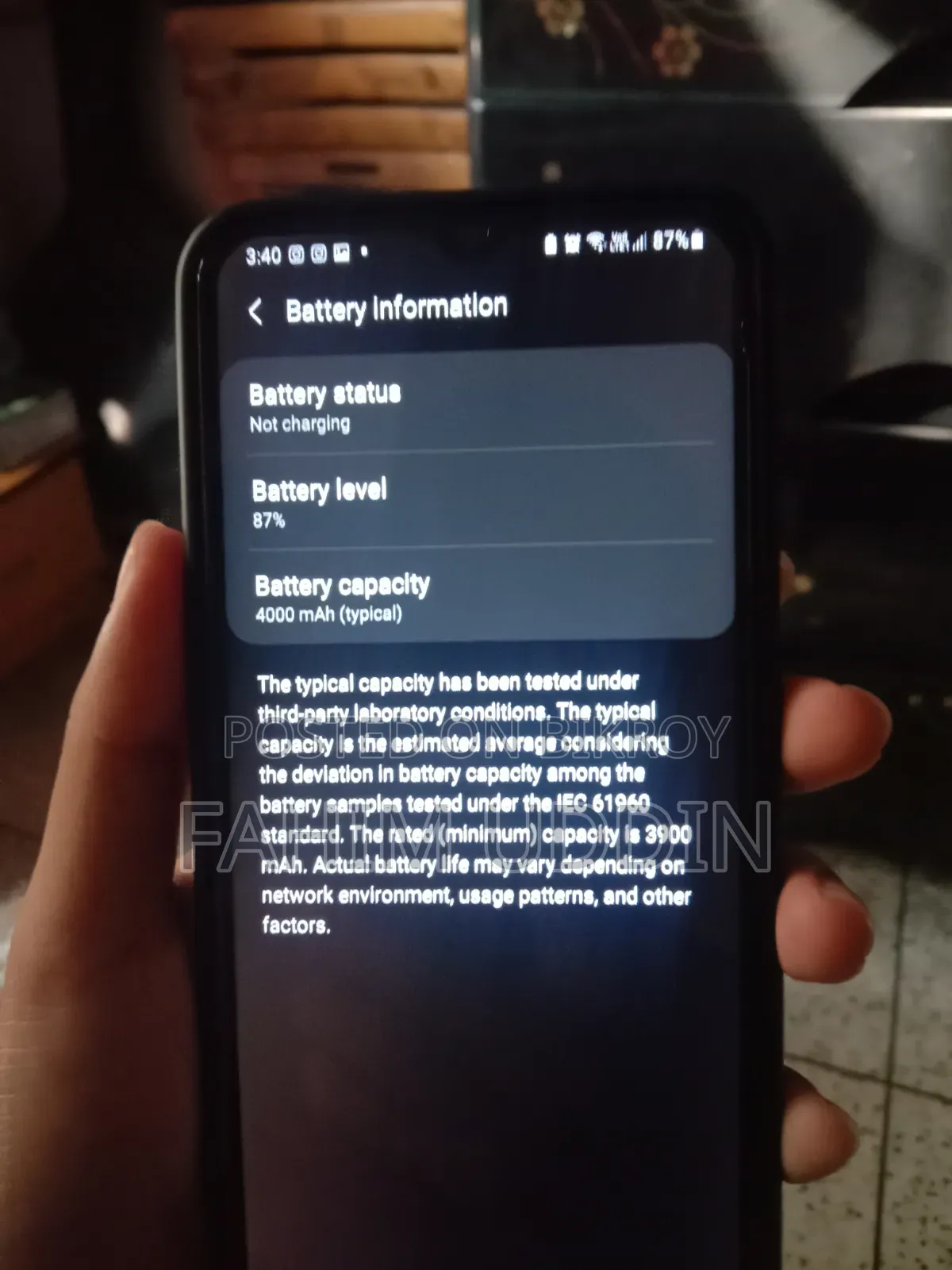 Samsung Galaxy A20 32 GB Gray