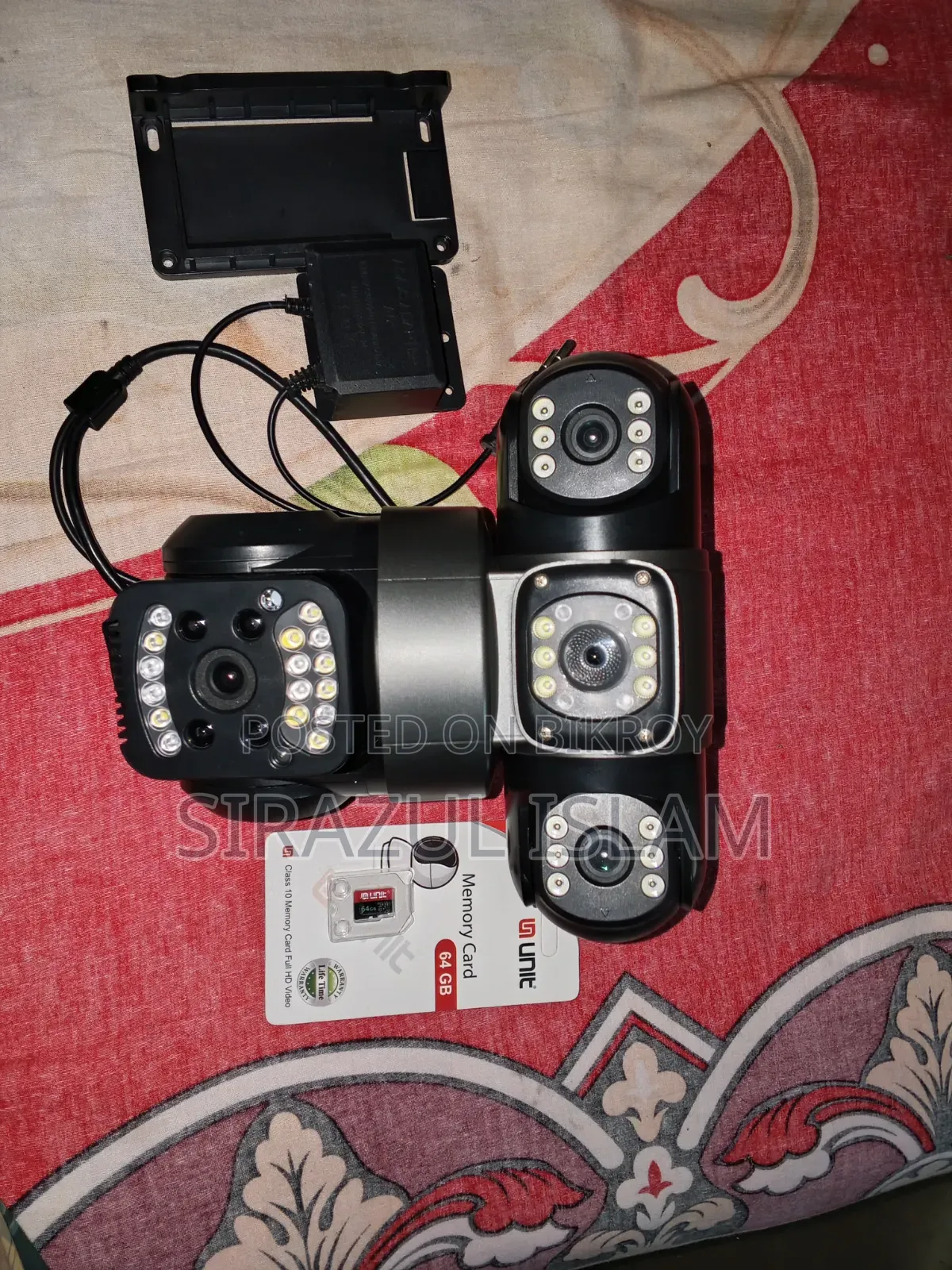 V380 Pro 3lens 3 Screen 9Mp PTZ 4G WI-FI Camera