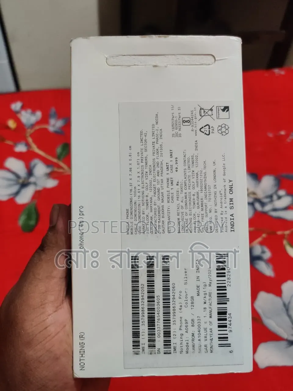 New Nothing Phone 4a Pro 128 GB Gray