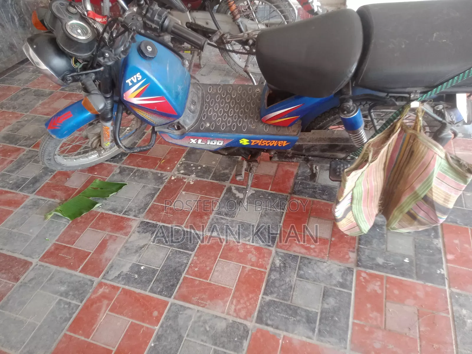 টিভিএস এক্সএল ১০০ ২০১৮ নীল