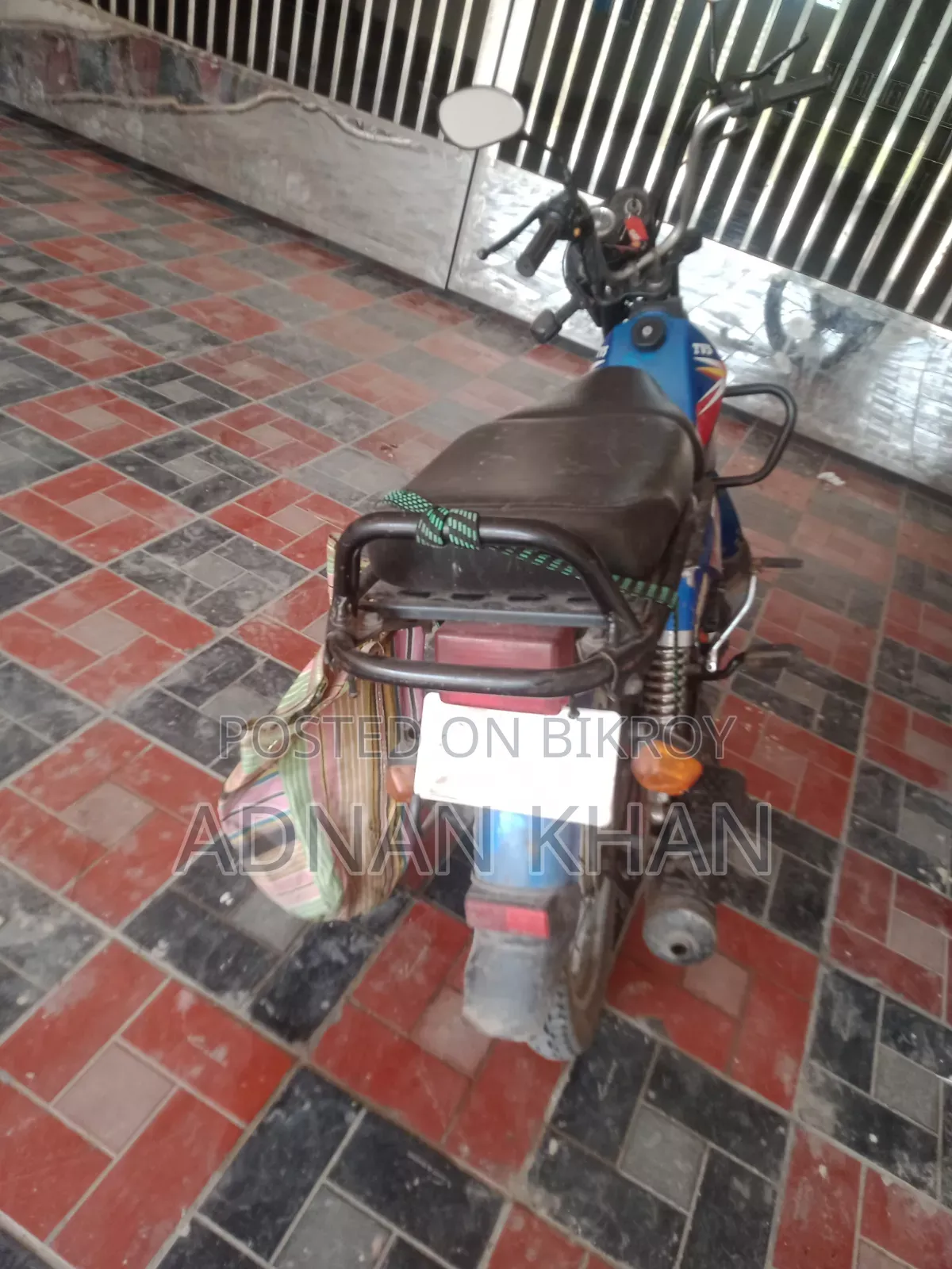 টিভিএস এক্সএল ১০০ ২০১৮ নীল
