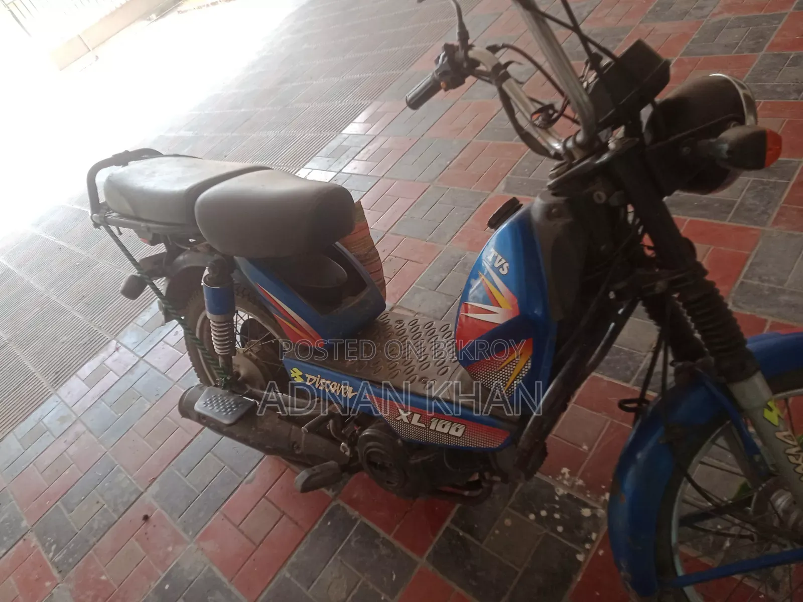 টিভিএস এক্সএল ১০০ ২০১৮ নীল