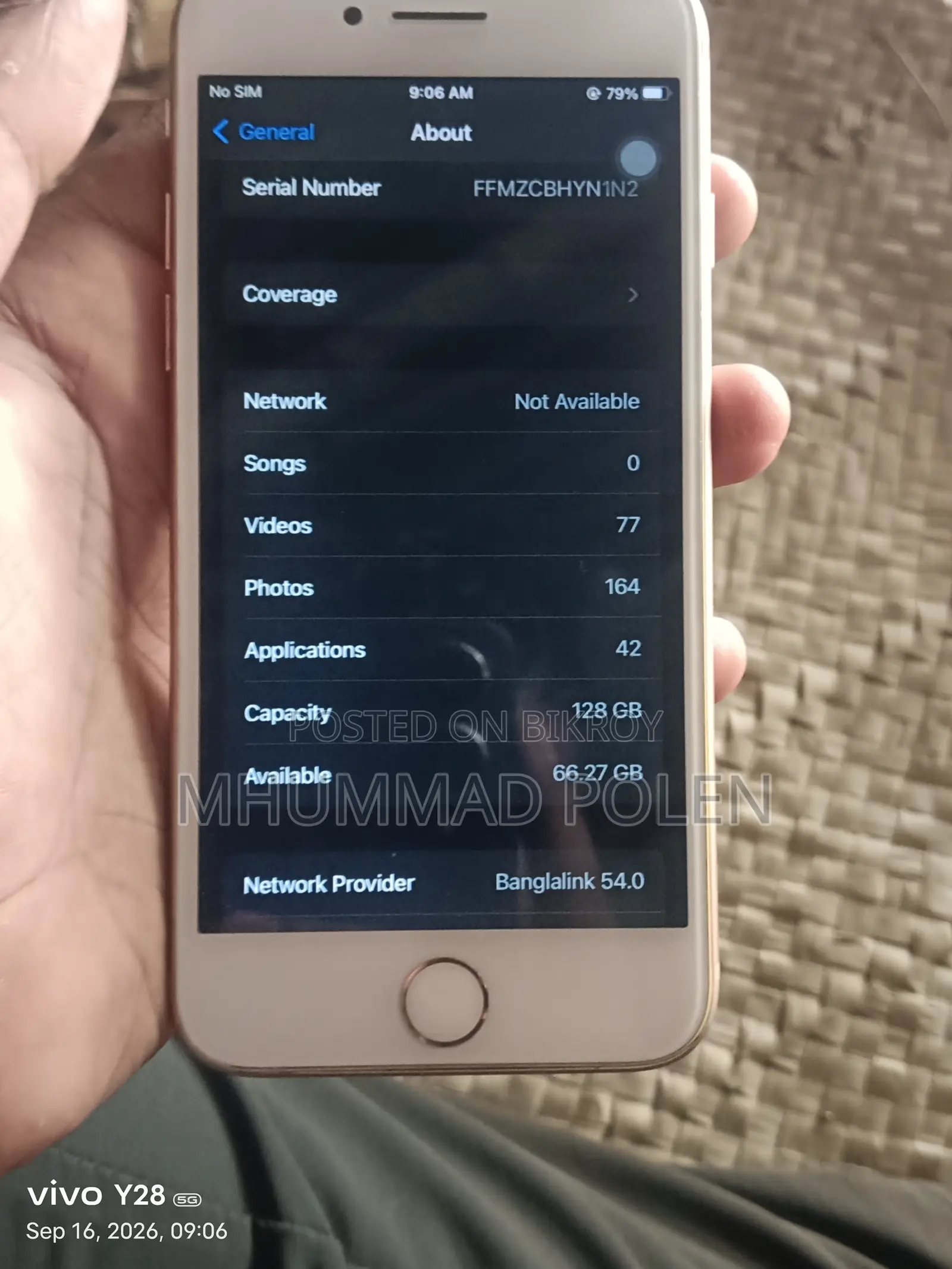 Apple iPhone 8 128 GB Gold