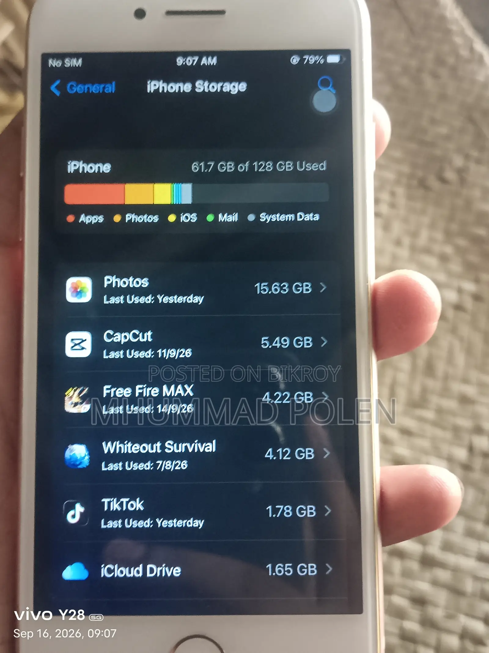 Apple iPhone 8 128 GB Gold