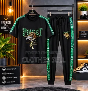 Men's T-Shirt & Full Pant Set