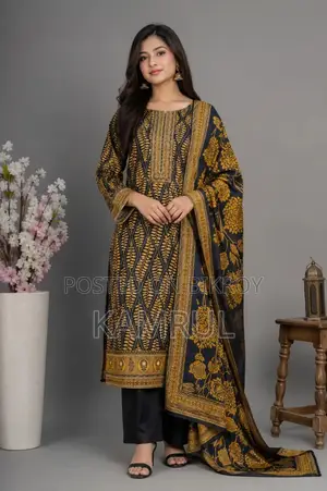 Premium Kalamkari Cotton Three Piece