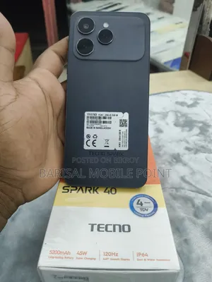 টেকনো স্পার্ক ৪০ ২৫৬ জিবি ব্ল্যাক