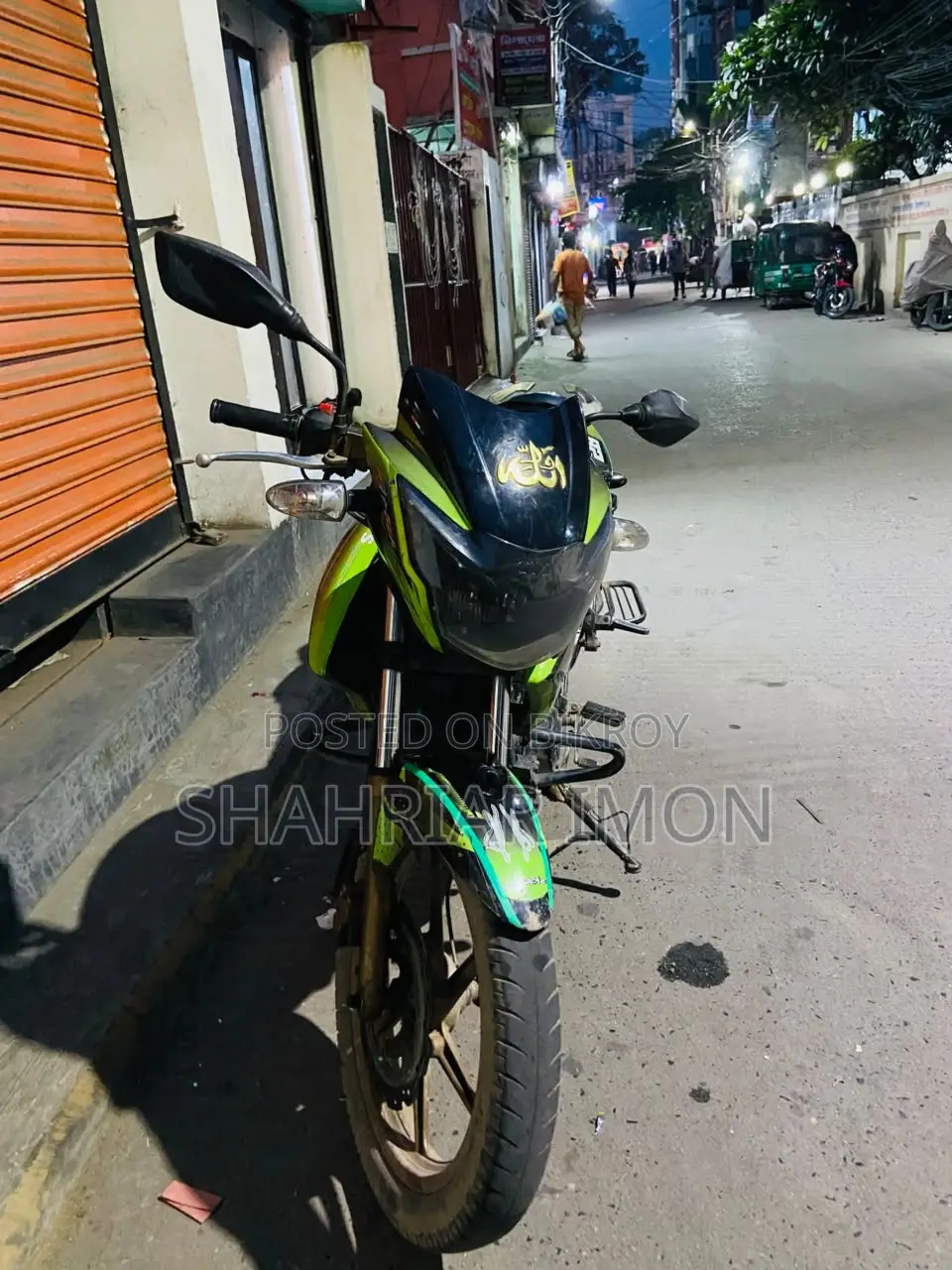 টিভিএস অ্যাপাচি আরটিআর ১৬০ টুভি ২০১৫ সবুজ