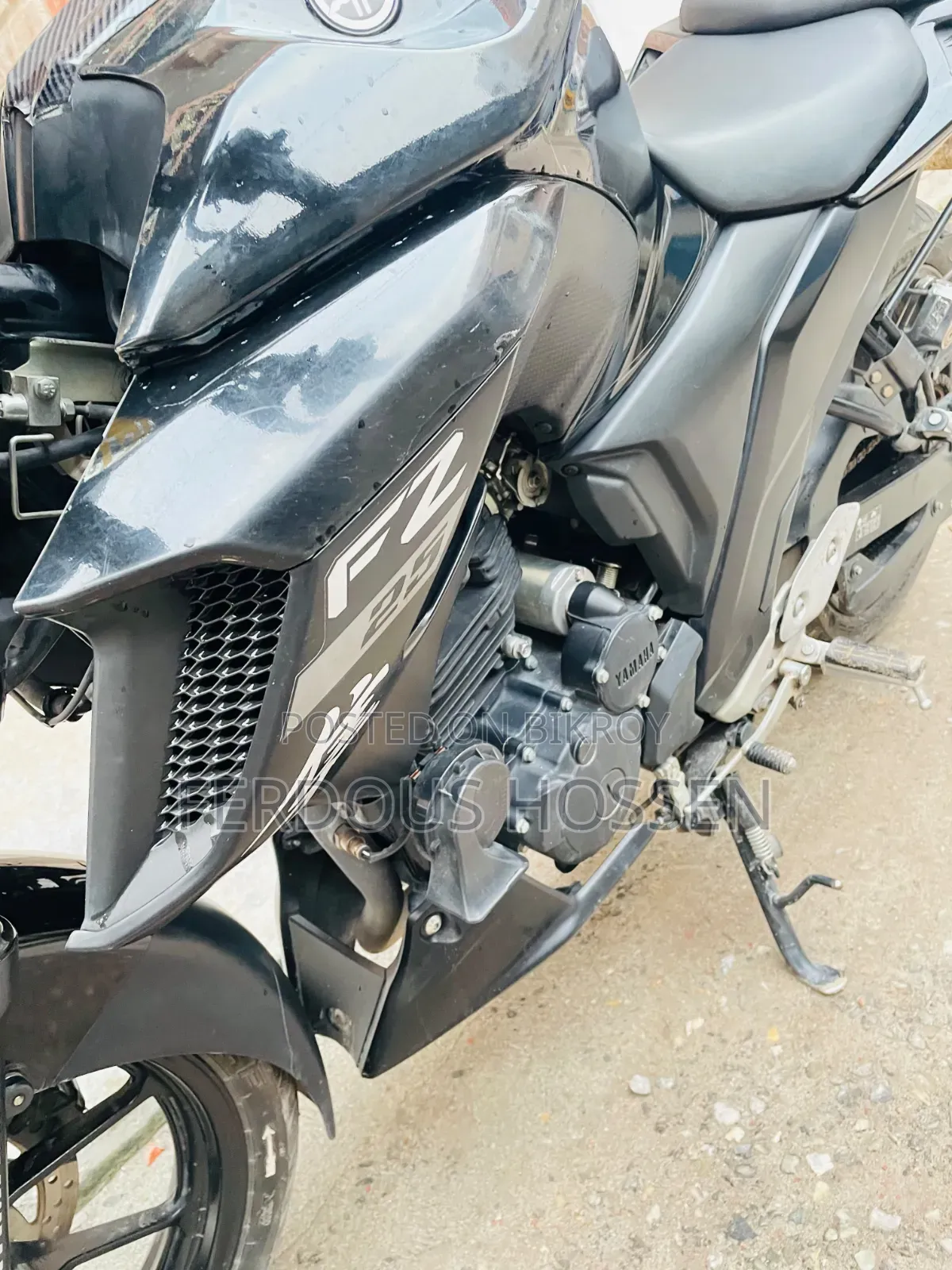 New Yamaha FZ 2025 Black