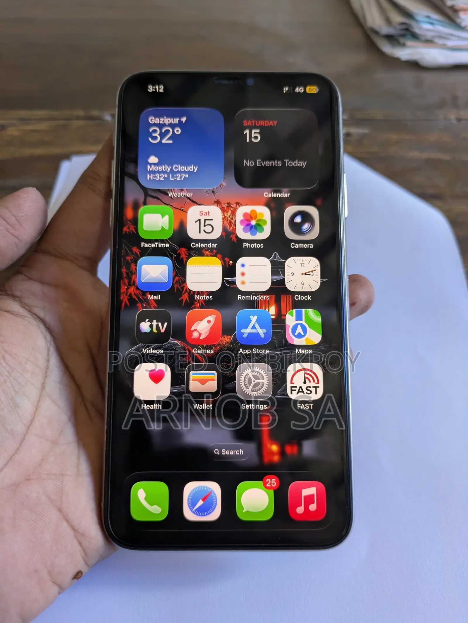 অ্যাপল আইফোন ১১ প্রো ম্যাক্স ২৫৬ জিবি হোয়াইট