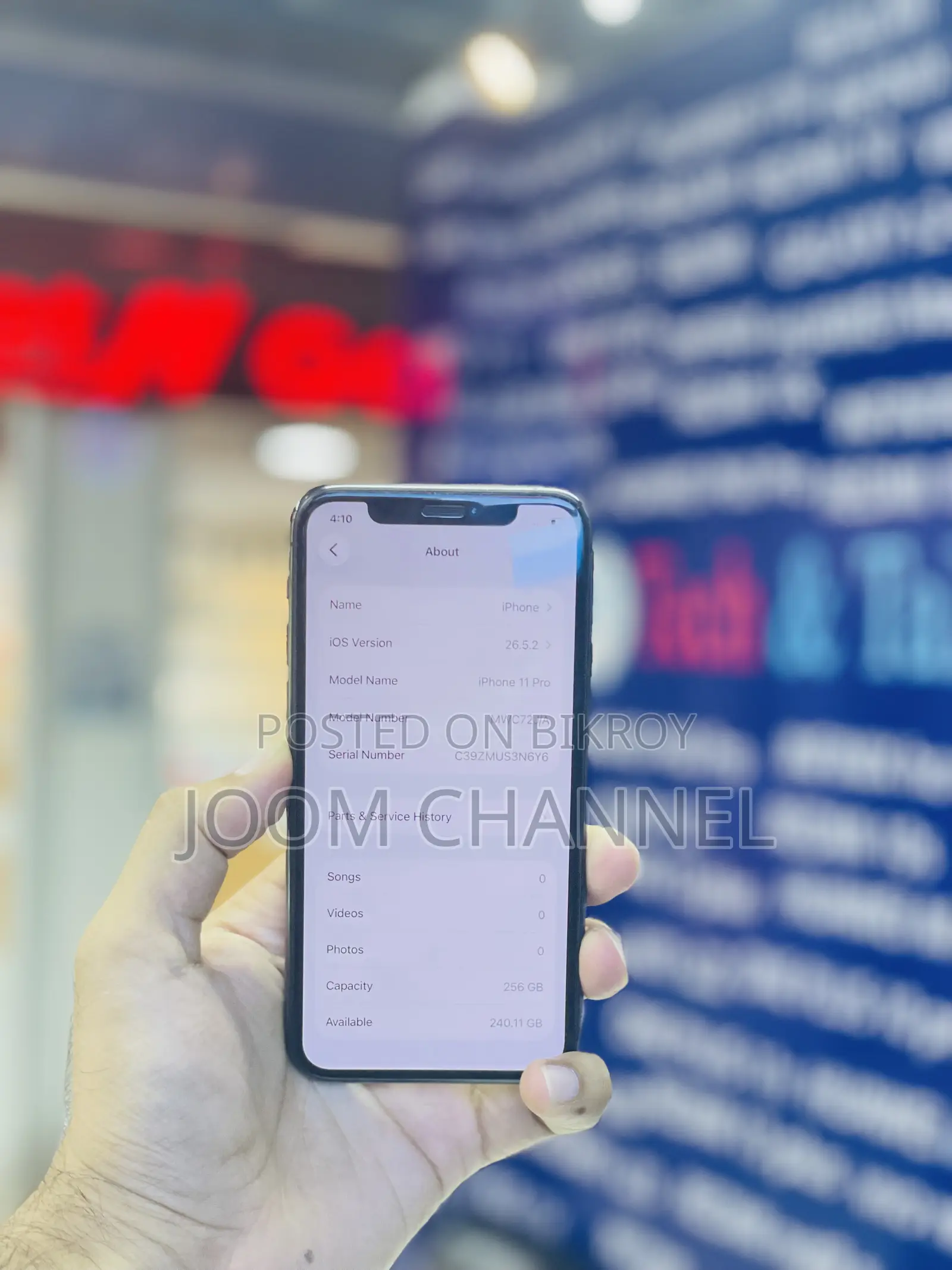 Apple iPhone 11 Pro 256 GB Graphite