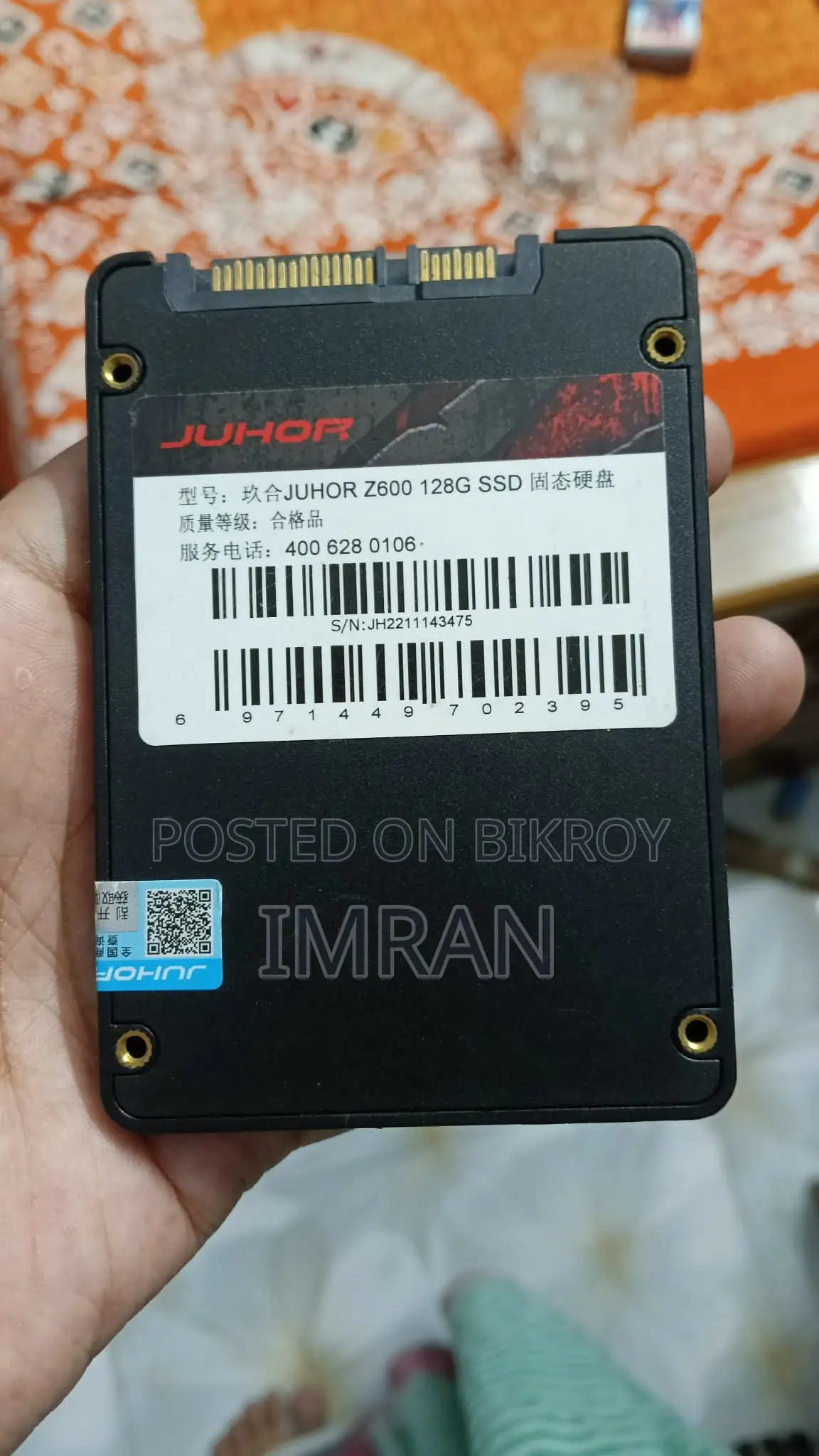 Portable HDD 1tb and SSD 128gb, Health 100%