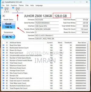 Portable HDD 1tb and SSD 128gb, Health 100%