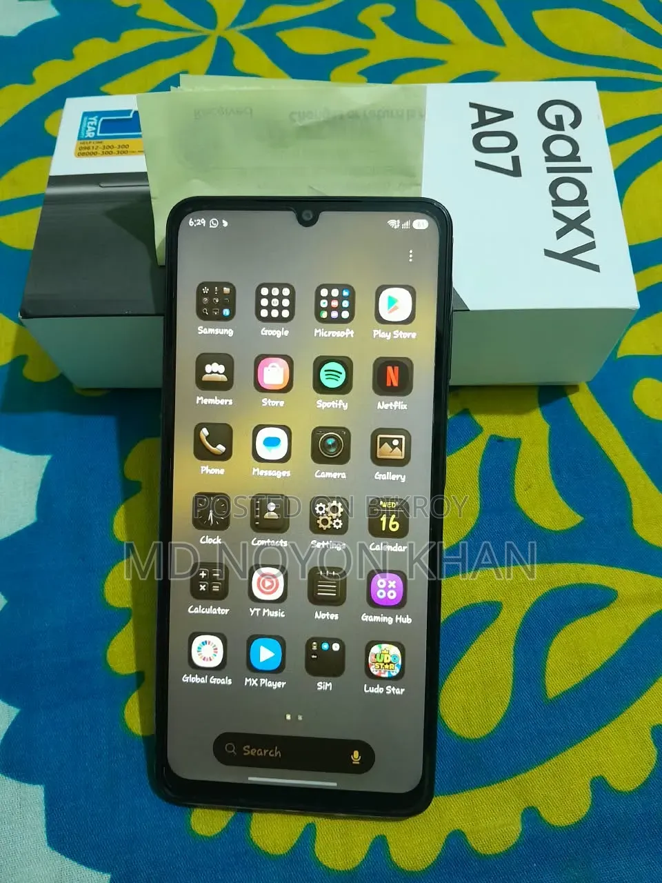 New Samsung Galaxy A07 128 GB Black