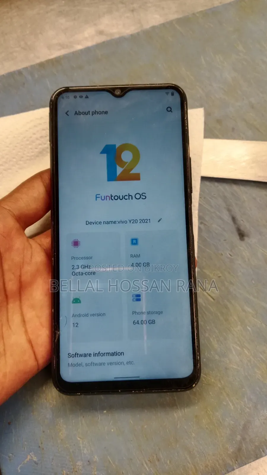 Vivo Y20 64 GB Purple