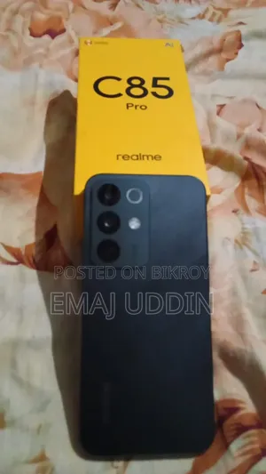 রিয়েলমি সি৮৫ প্রো ২৫৬ জিবি ব্ল্যাক
