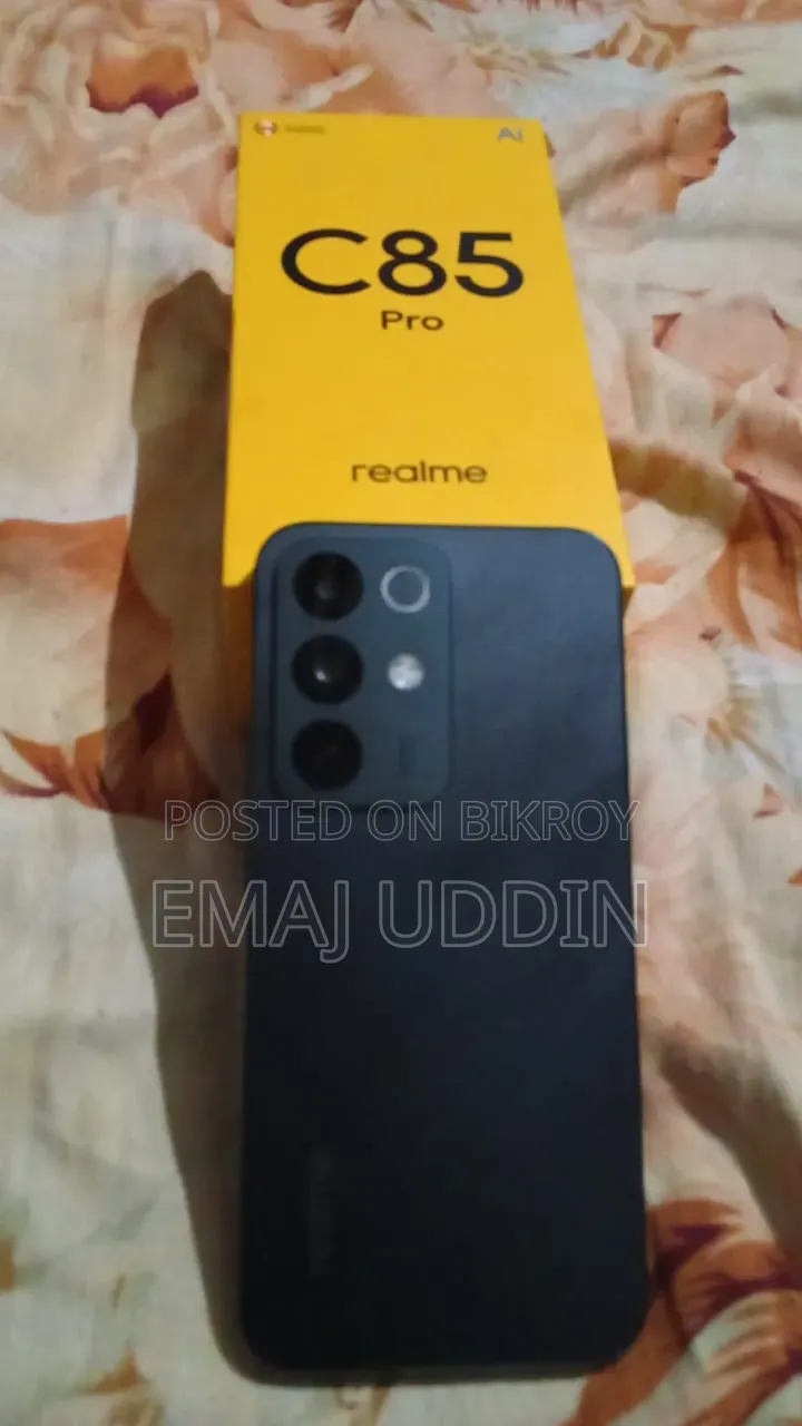 রিয়েলমি সি৮৫ প্রো ২৫৬ জিবি ব্ল্যাক
