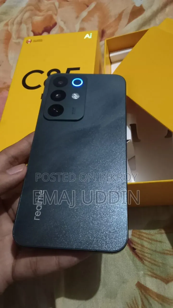 রিয়েলমি সি৮৫ প্রো ২৫৬ জিবি ব্ল্যাক