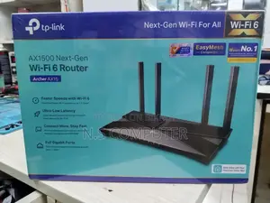 TP-Link Archer AX15 AX1500 Dual-Band Gigabit Wi-Fi 6 Router