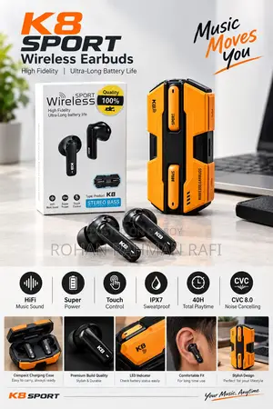 K8 Wireless Earbuds