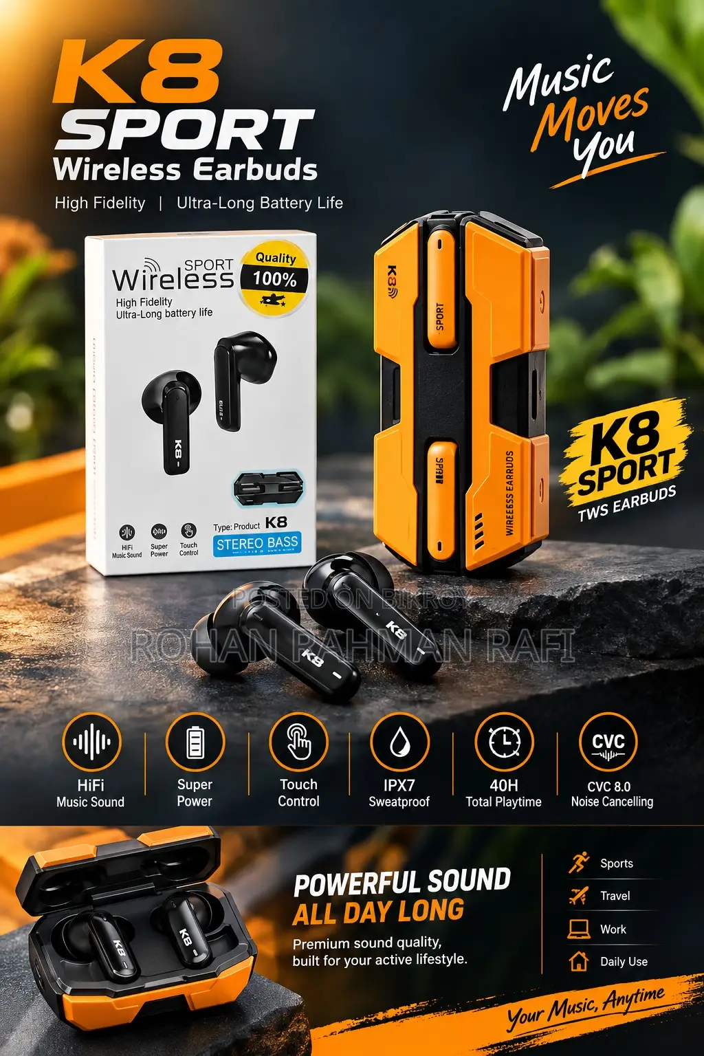 K8 Wireless Earbuds