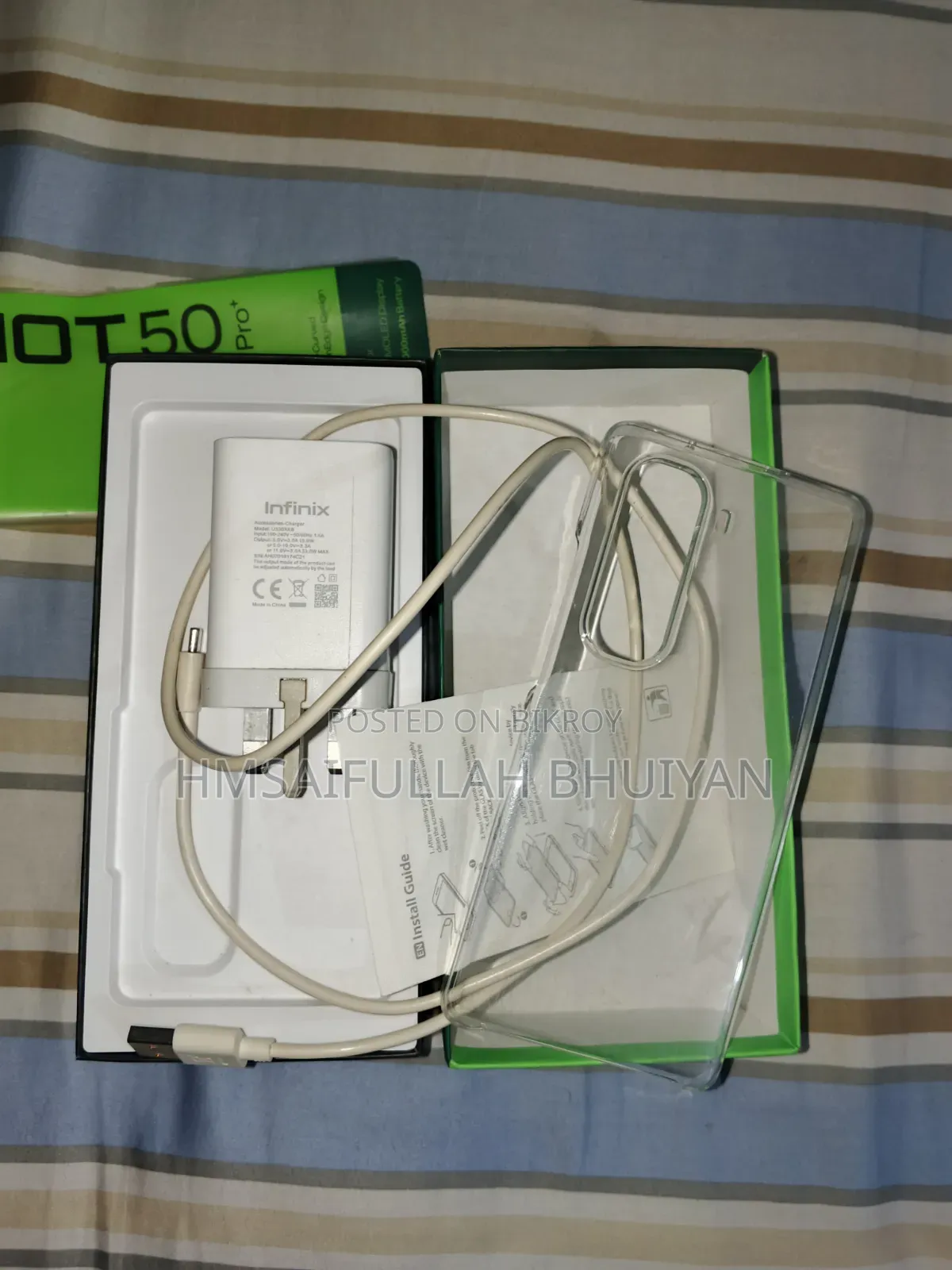 New Infinix Hot 50 Pro+ 4G 256 GB Black