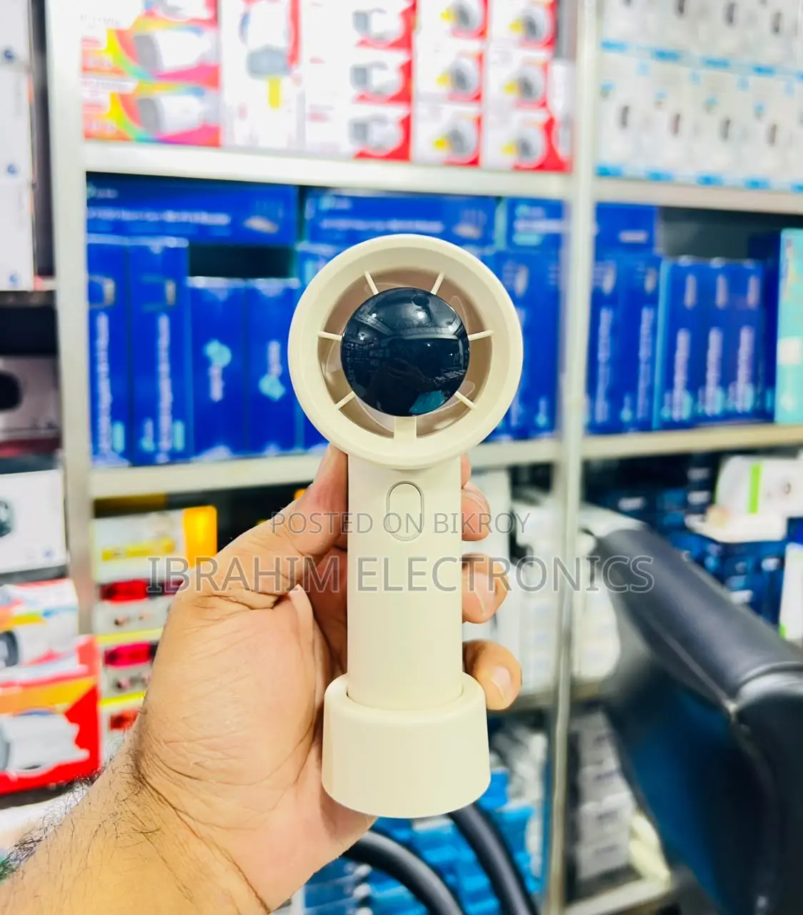 Small fan, but the breeze is just like a storm! LED Turbo Fan Powerful