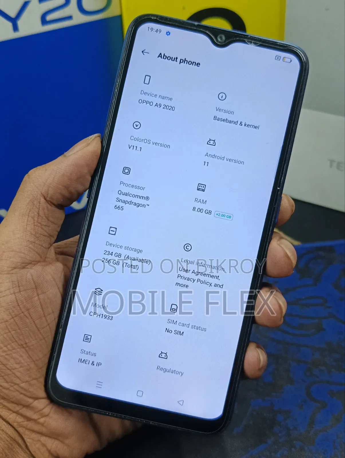 ওপ্পো এ৯ ১২৮ জিবি ব্লু