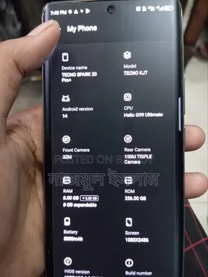 Tecno Spark 20 Pro 256 GB Silver