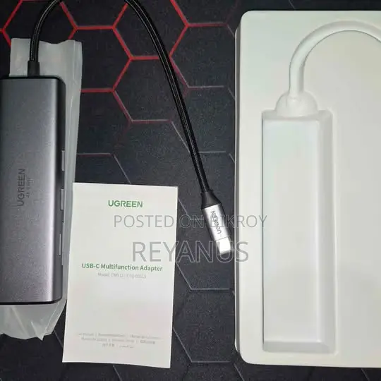 ইউগ্রিন ৭-ইন-১ ইউএসবি সি ডকিং স্টেশন Cm512