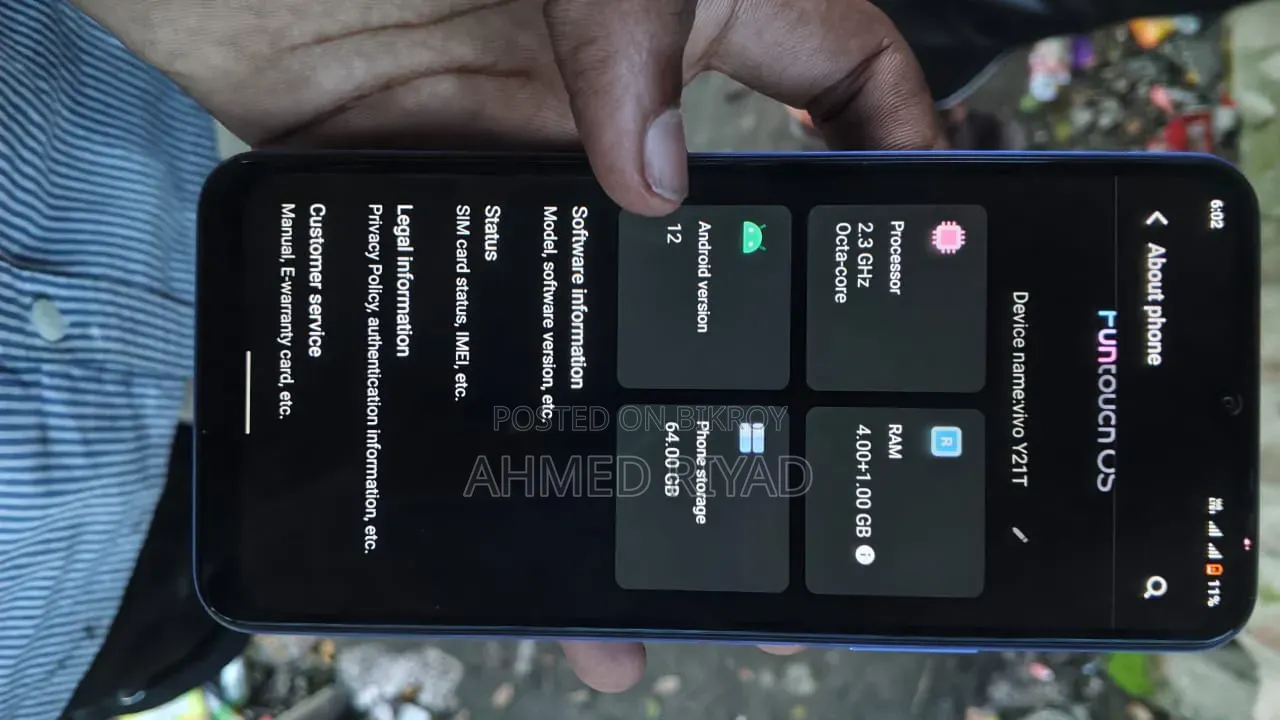Vivo Y21t 128 GB Green
