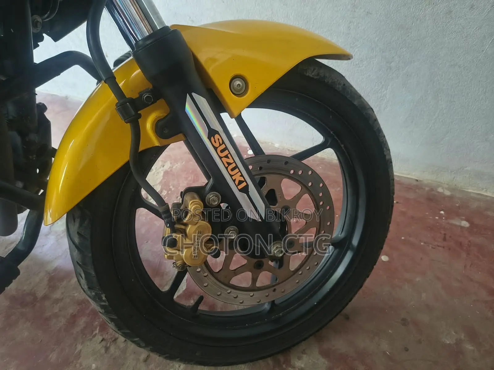 Suzuki Gixxer 2023 Yellow