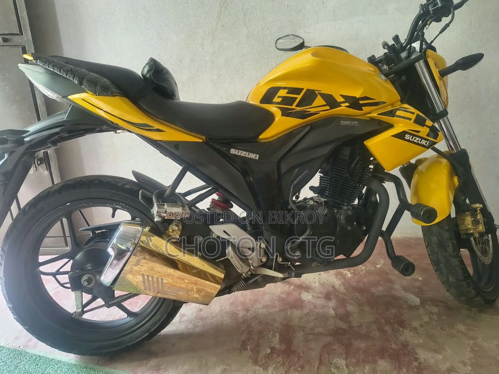 Suzuki Gixxer 2023 Yellow