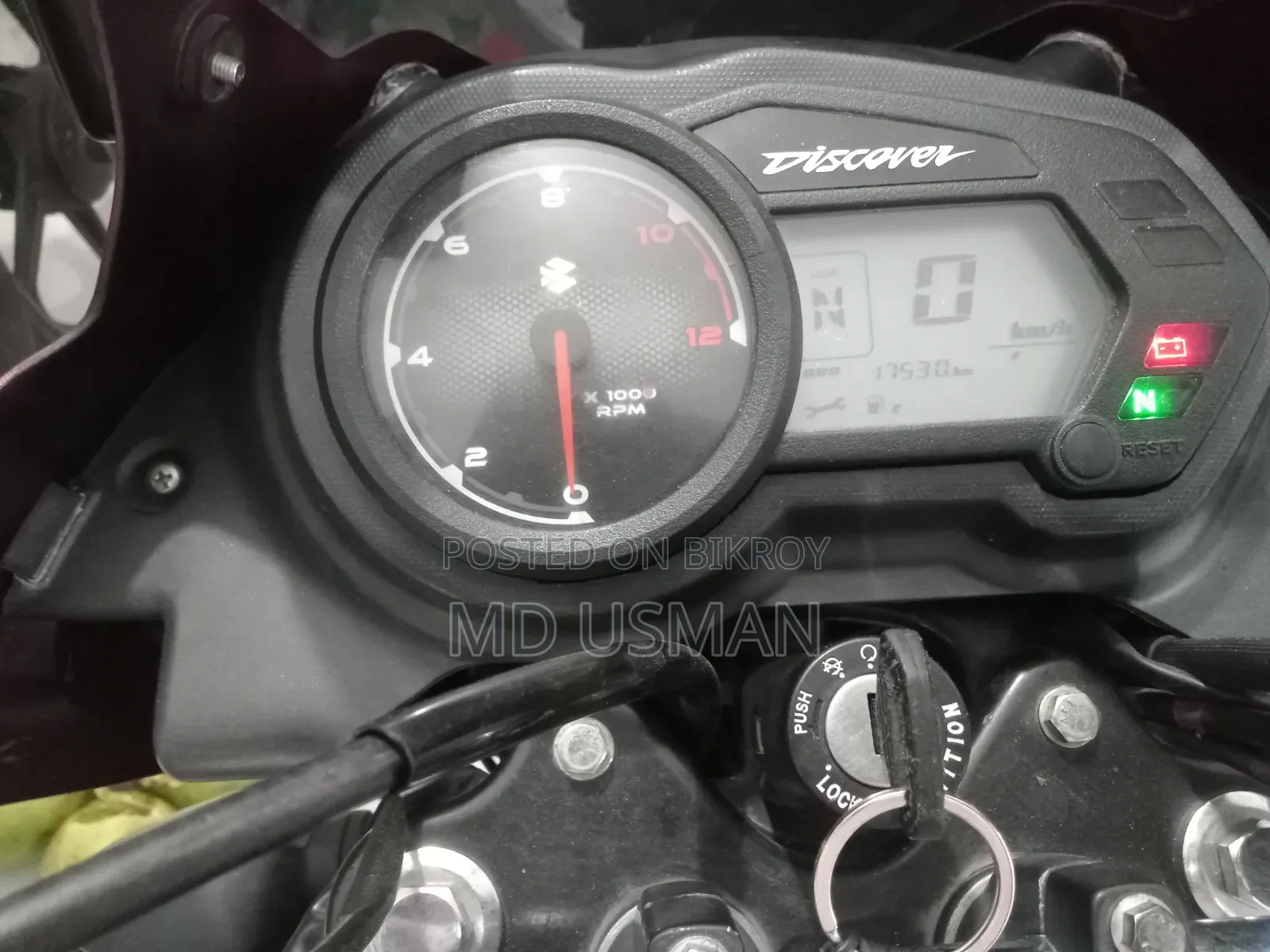 Bajaj Discover 110 2022 Red