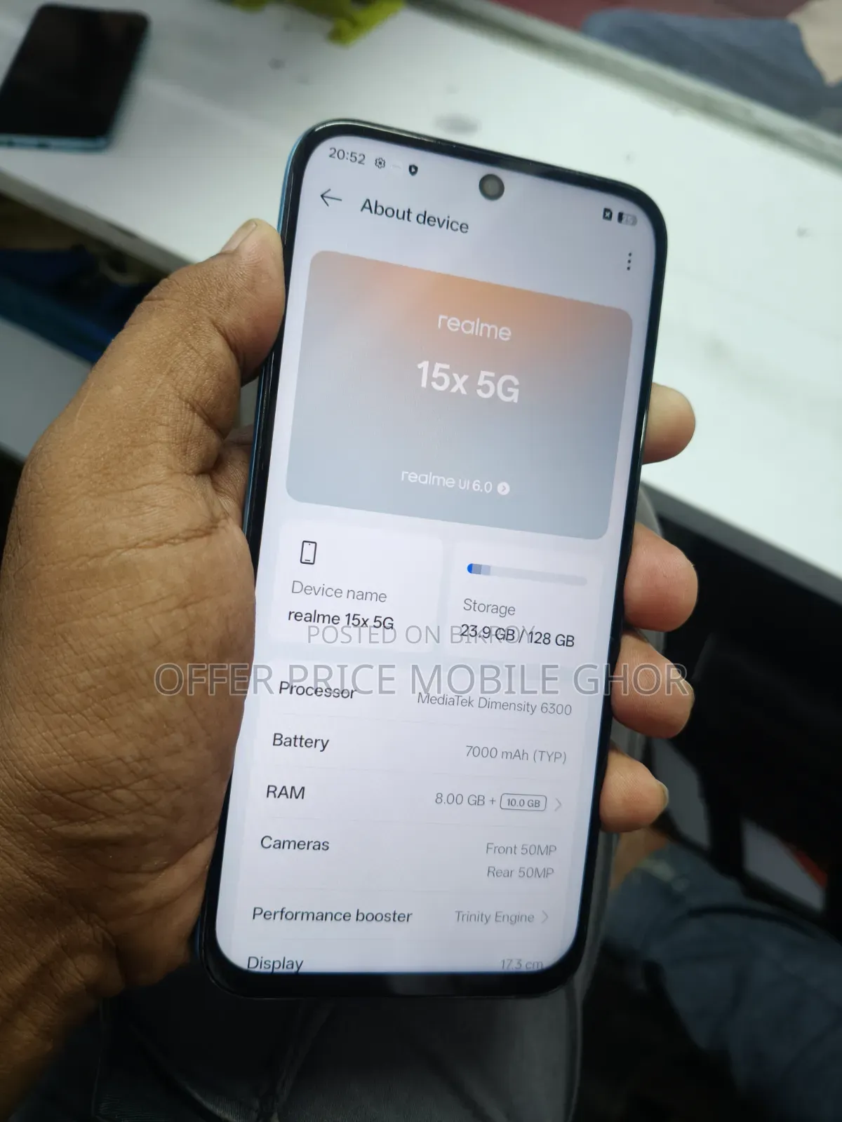 Realme 15x 128 জিবি লাল