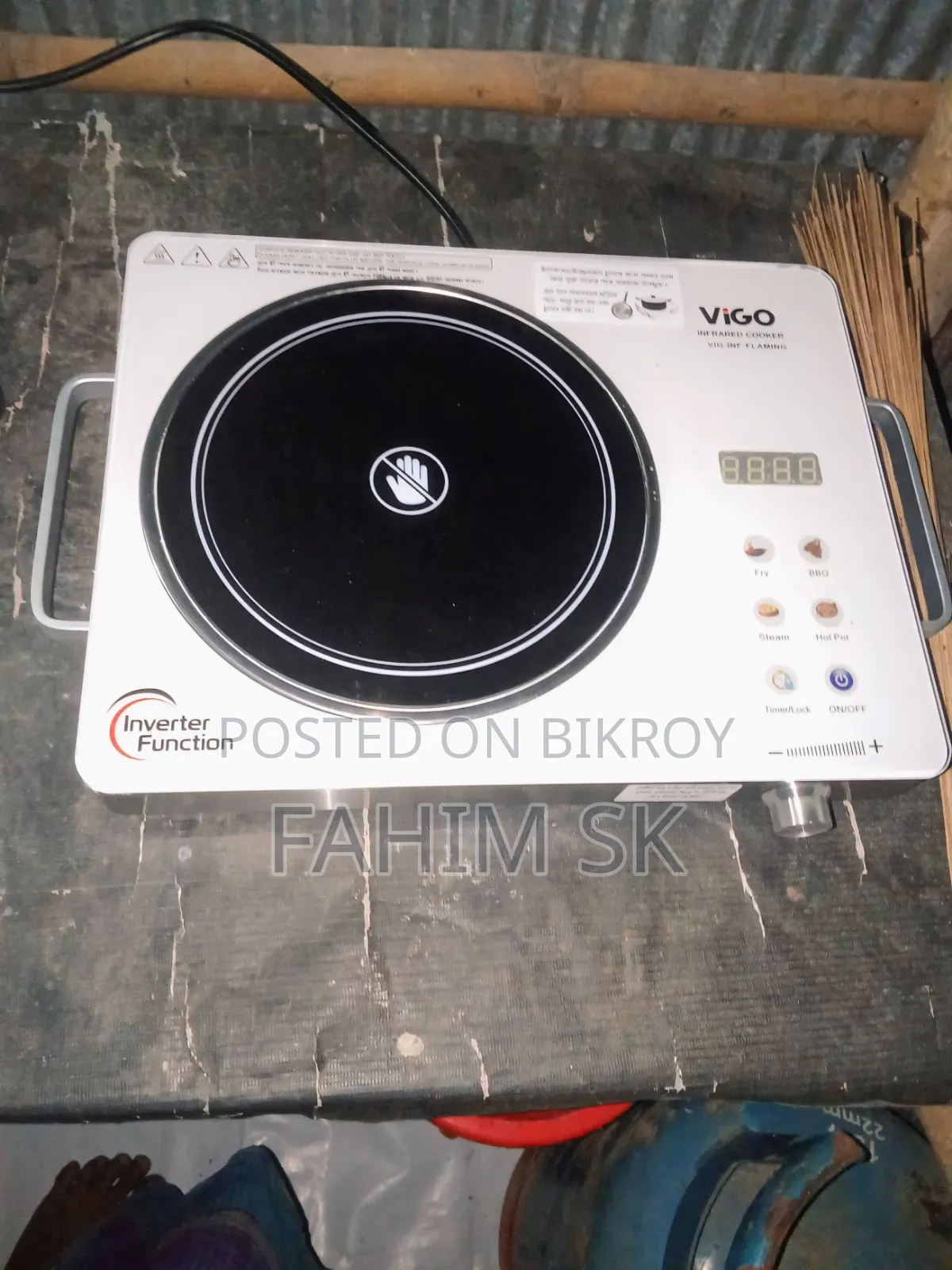 ব্র্যান্ড নিউ এবং অব্যবহৃত Vigo ইন্ডাকশন চুলা