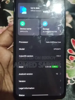 Oppo A17K 64 GB Blue
