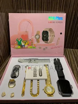 Girls Smart Watch & Jewellery Combo Gift Set