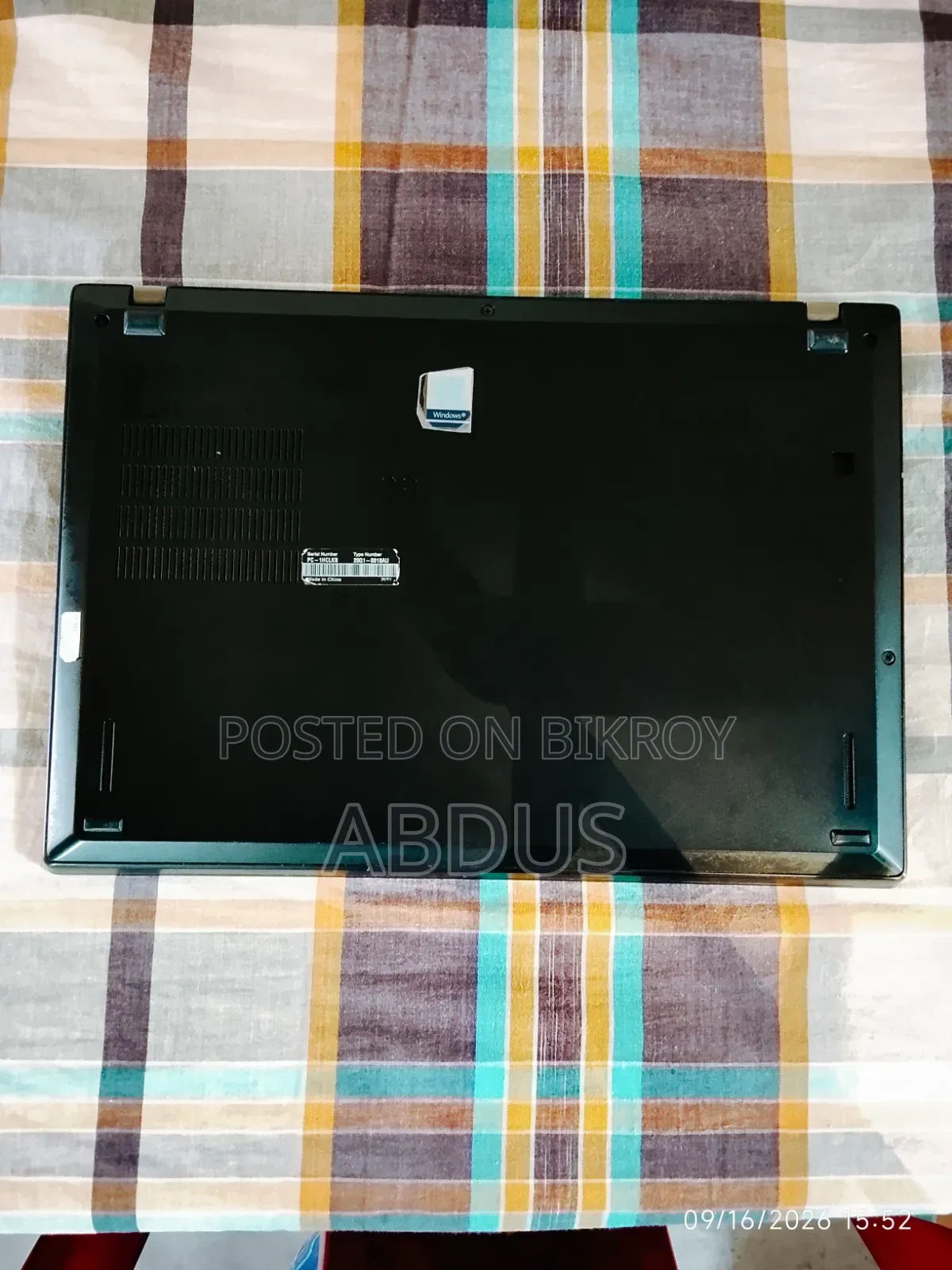 Laptop Lenovo ThinkPad X390 8GB Intel Core i7 SSD 256GB