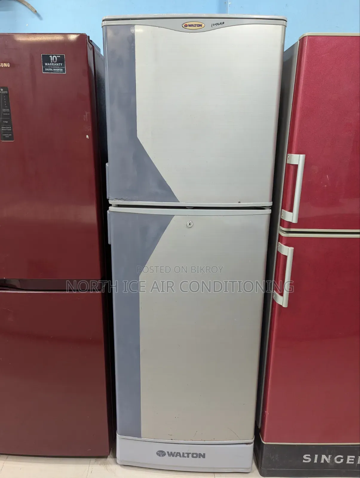 Walton Silver Frost Fridge 12.5 Cubic Feet