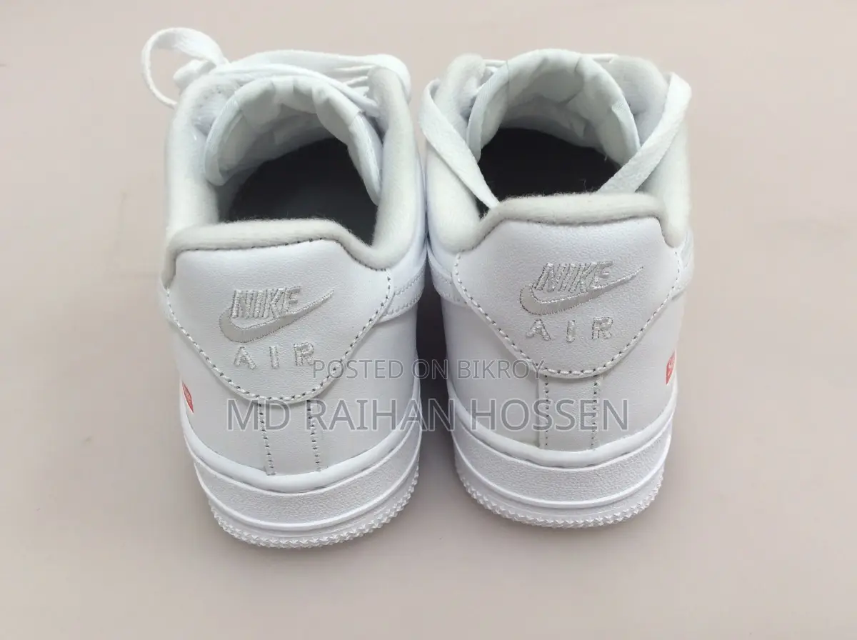 Nike Air Force 1 Low X Supreme Box Logo White – Size 5 – Brand New