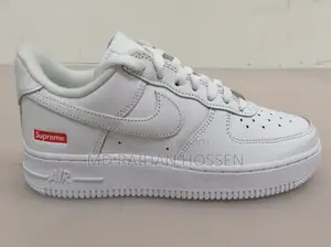 Nike Air Force 1 Low X Supreme Box Logo White – Size 5 – Brand New