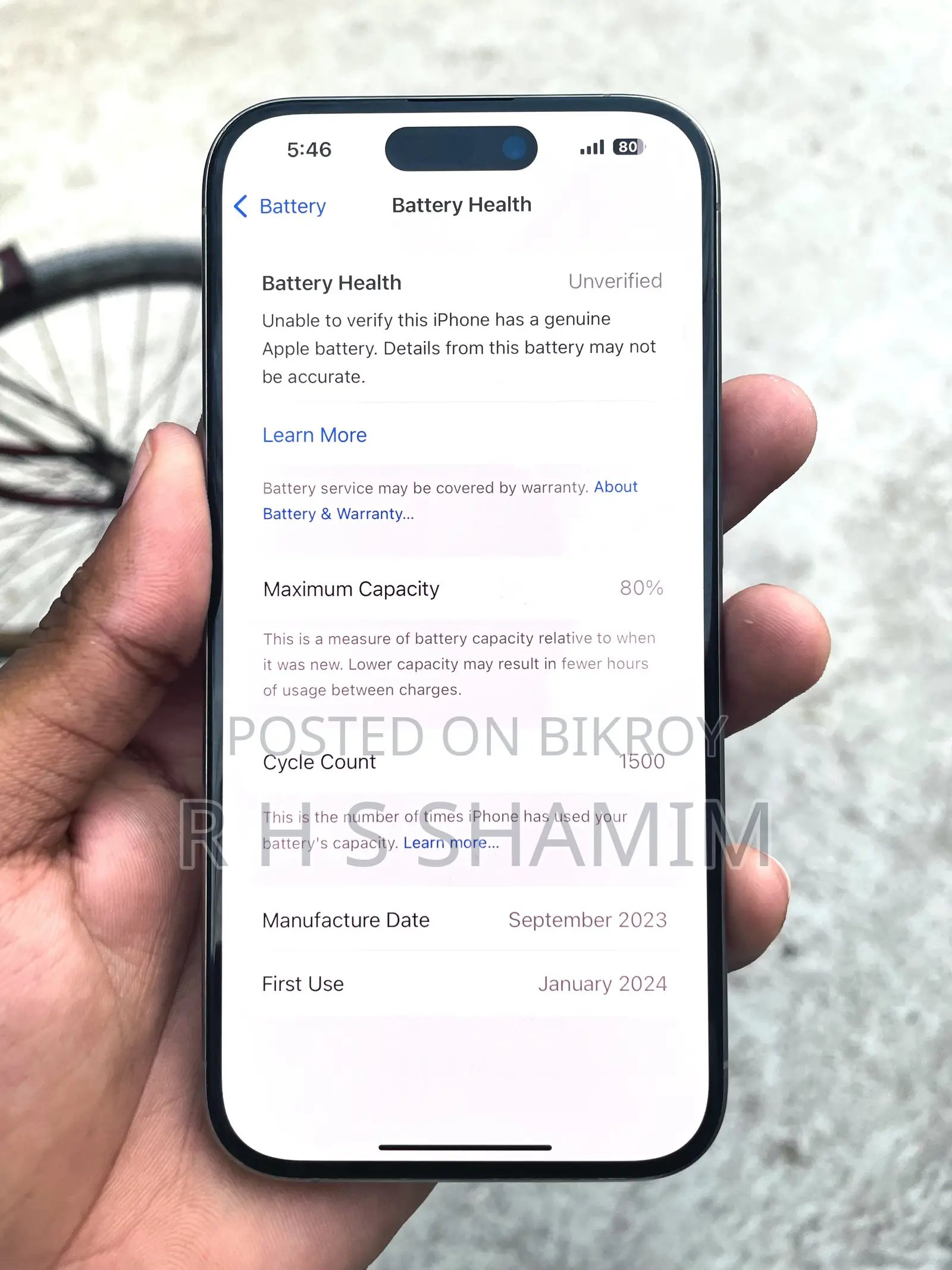 Apple iPhone 15 Pro 256 GB Silver