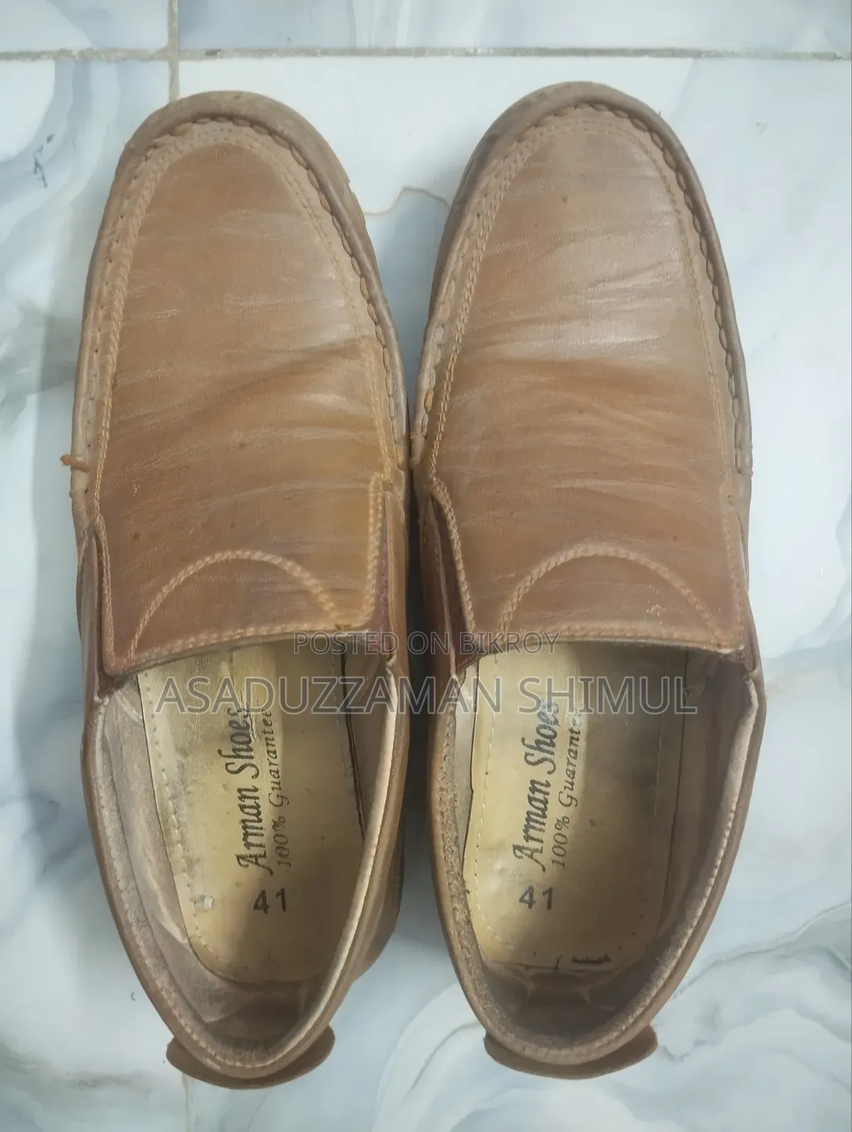 Genuine Leather Loafer for Men (Size 41)