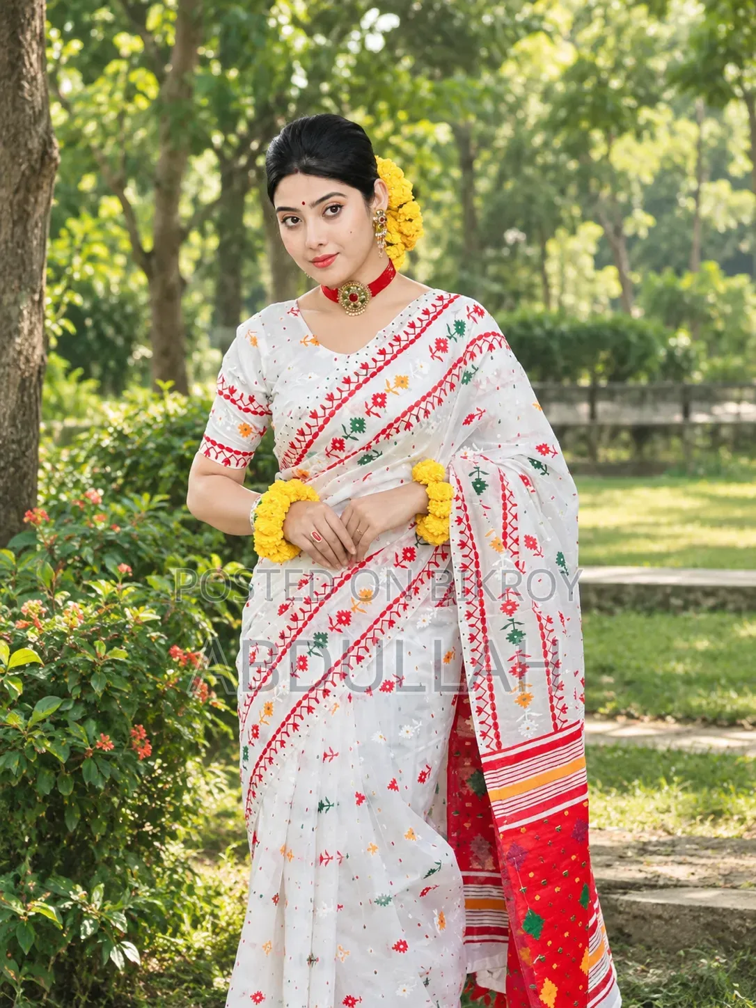 Special Puja Collection
Half Silk Block Print Saree