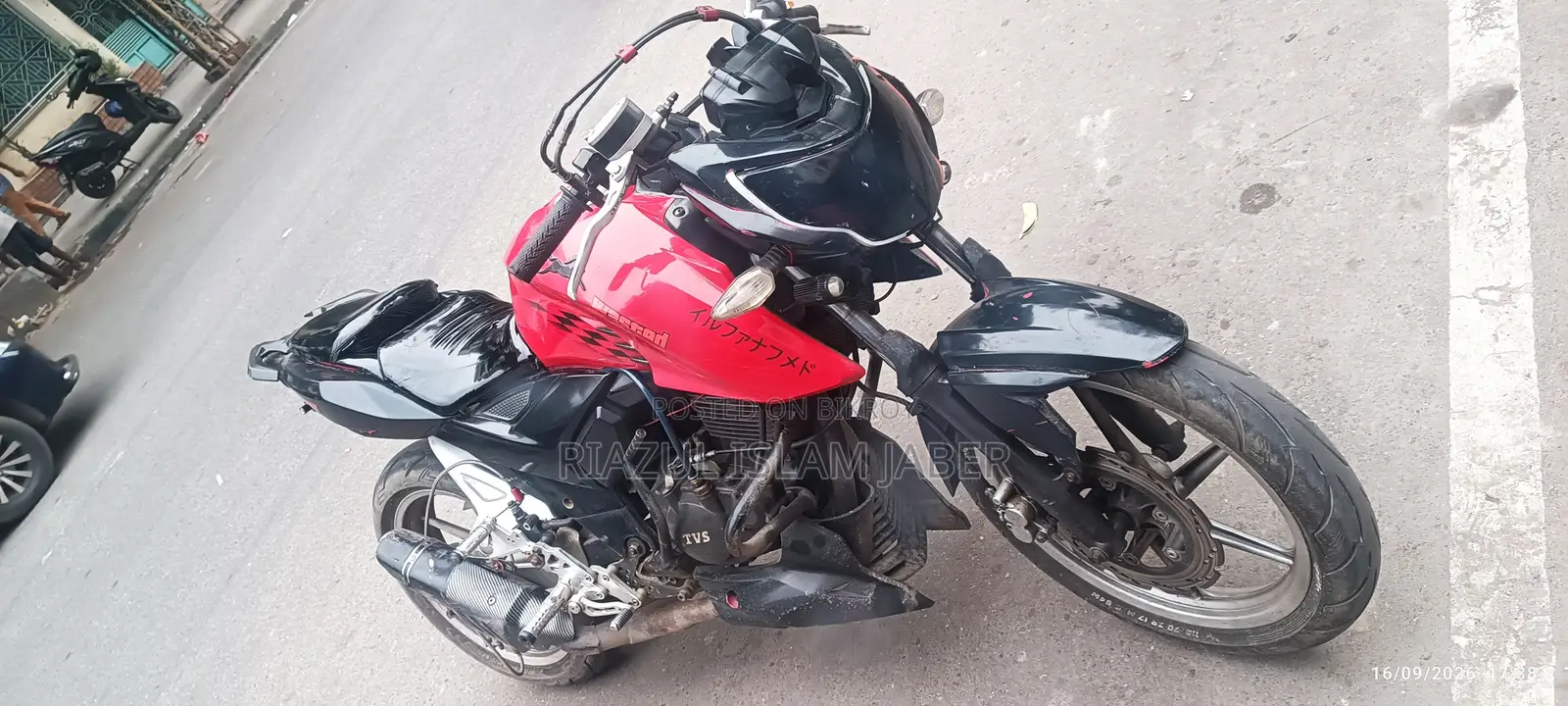 TVS Apache 160 4V 2019 Red