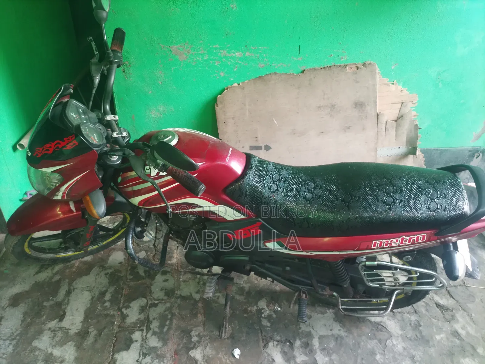 TVS Metro 2014 Red