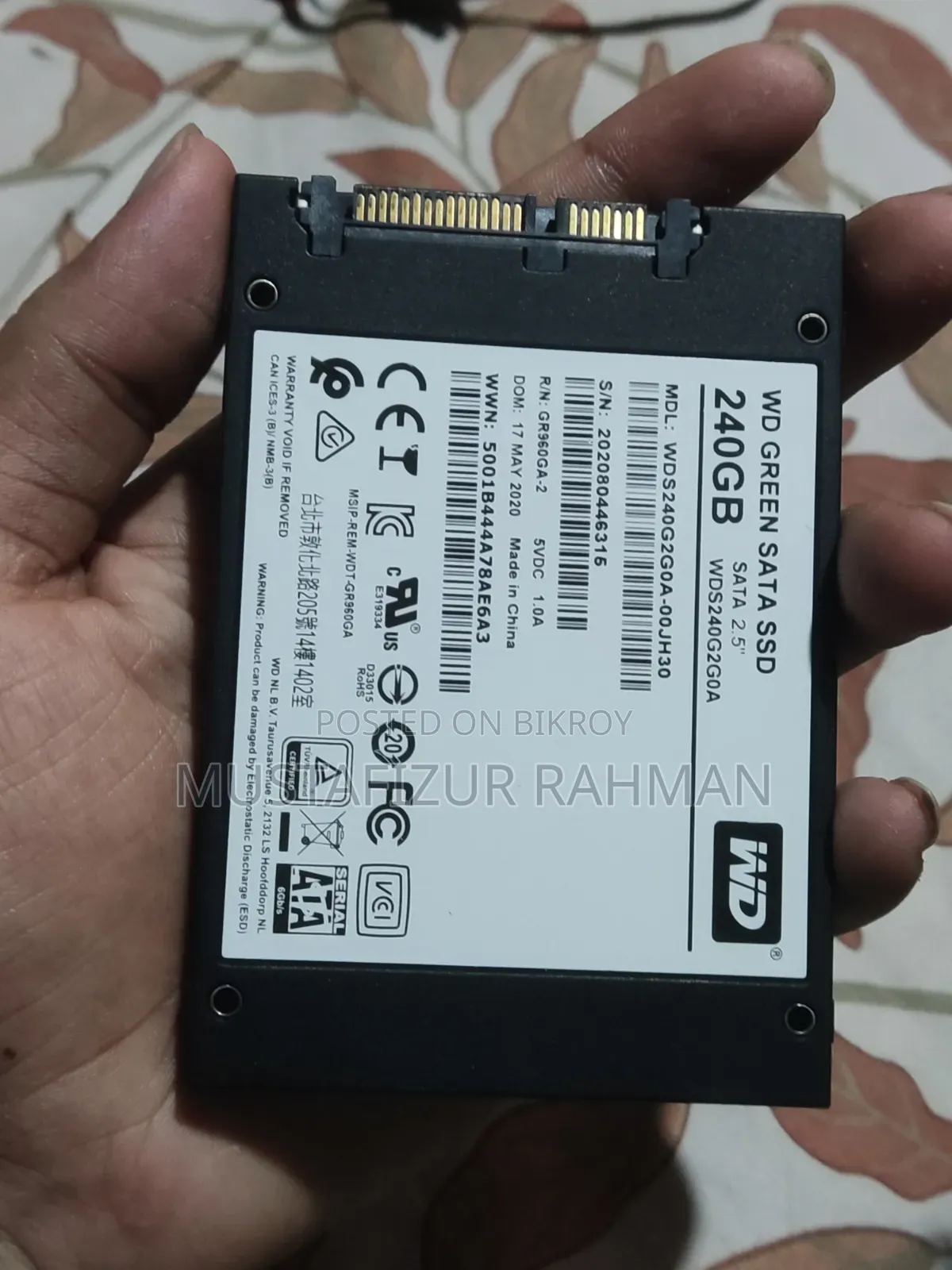 Wd Green 240 Gb Sata SSD