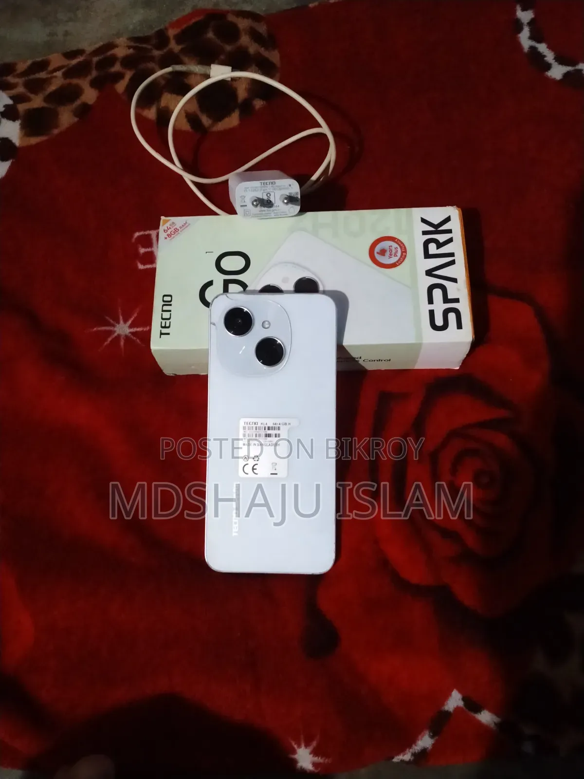 টেকনো স্পার্ক গো ৬৪ জিবি গ্রাফাইট